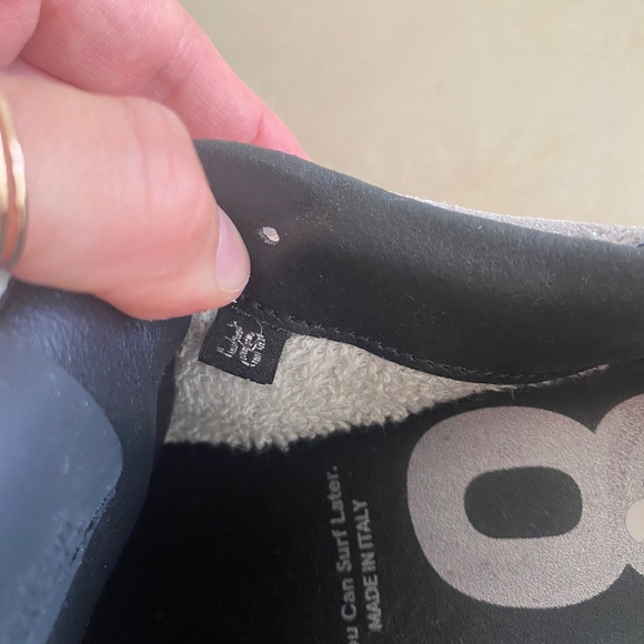 P448 Womens Gray Black Suede Modern Unique Parachute Sneakers Size 38 - Picture 4 of 11